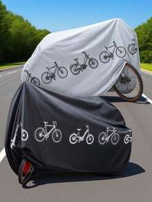All-Weather Outdoor Bicycle Cover, Waterproof, UV-Resistant, Dustproof | Foldable Bike Cover For Garage, Patio, Travel | #Bicycle Accessories #Outdoor Essentials - Multicolor - View 2