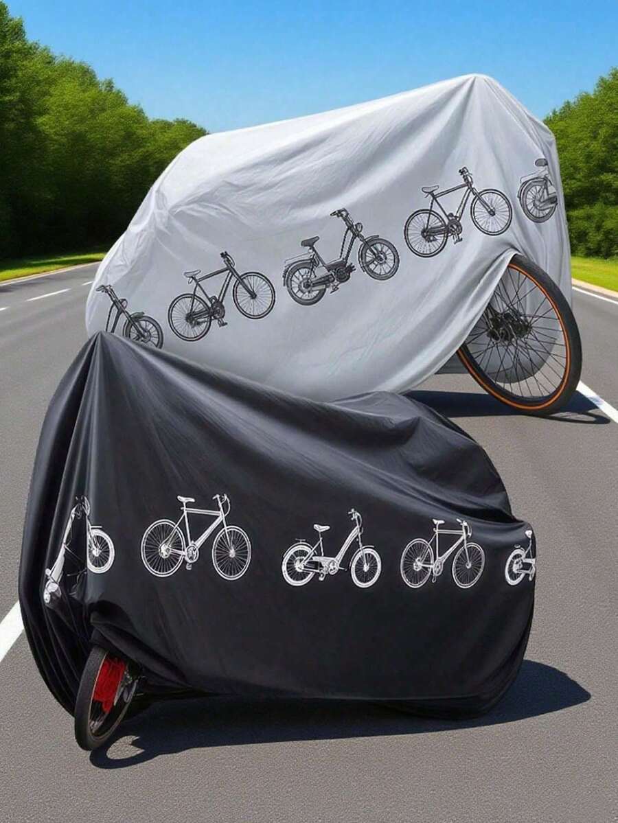 All-Weather Outdoor Bicycle Cover, Waterproof, UV-Resistant, Dustproof | Foldable Bike Cover For Garage, Patio, Travel | #Bicycle Accessories #Outdoor Essentials