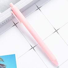 Bút bi nhựa khắc chữ/logo theo yêu cầu, bút bi nhiều màu sắc, màu Macaron, chất liệu nhựa, mực đen, có thể tùy chỉnh chữ, bút sáng tạo, bút quảng cáo, bút dùng cho sinh nhật/lễ hội - Nhiều màu - Xem 48