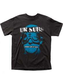 British Subs Another Kind of Blues Camiseta Unisex Vintage de Banda Punk con Gráficos de Álbum y Ribete Negro, Perfecta para Conciertos, Ropa Bohemia para Conciertos, Regalo Coleccionable - Negro - Ver 7