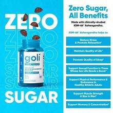 Goli Ashwagandha Gummies With Vitamin D & KSM-66 – Mixed Berry Flavor, Vegan, Non-GMO, Gluten & Gelatin Free – 60 Gummies Per Bottle - 1 gói - Xem 3