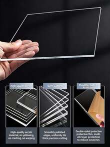1 chiếc bàn phụ hai tầng bằng acrylic trong suốt, kệ lưu trữ đa năng cạnh hẹp, kiểu dáng tối giản sang trọng, dễ lắp đặt/chịu tải chắc chắn, tiết kiệm không gian, có thể di chuyển và tháo rời, phù hợp cho phòng khách/phòng ngủ/bên cạnh sofa/phòng tắm/ban công/lối vào/hành lang, kệ lưu trữ và trưng bày đồ đạc ở góc nhà. - Trong suốt - Xem 11