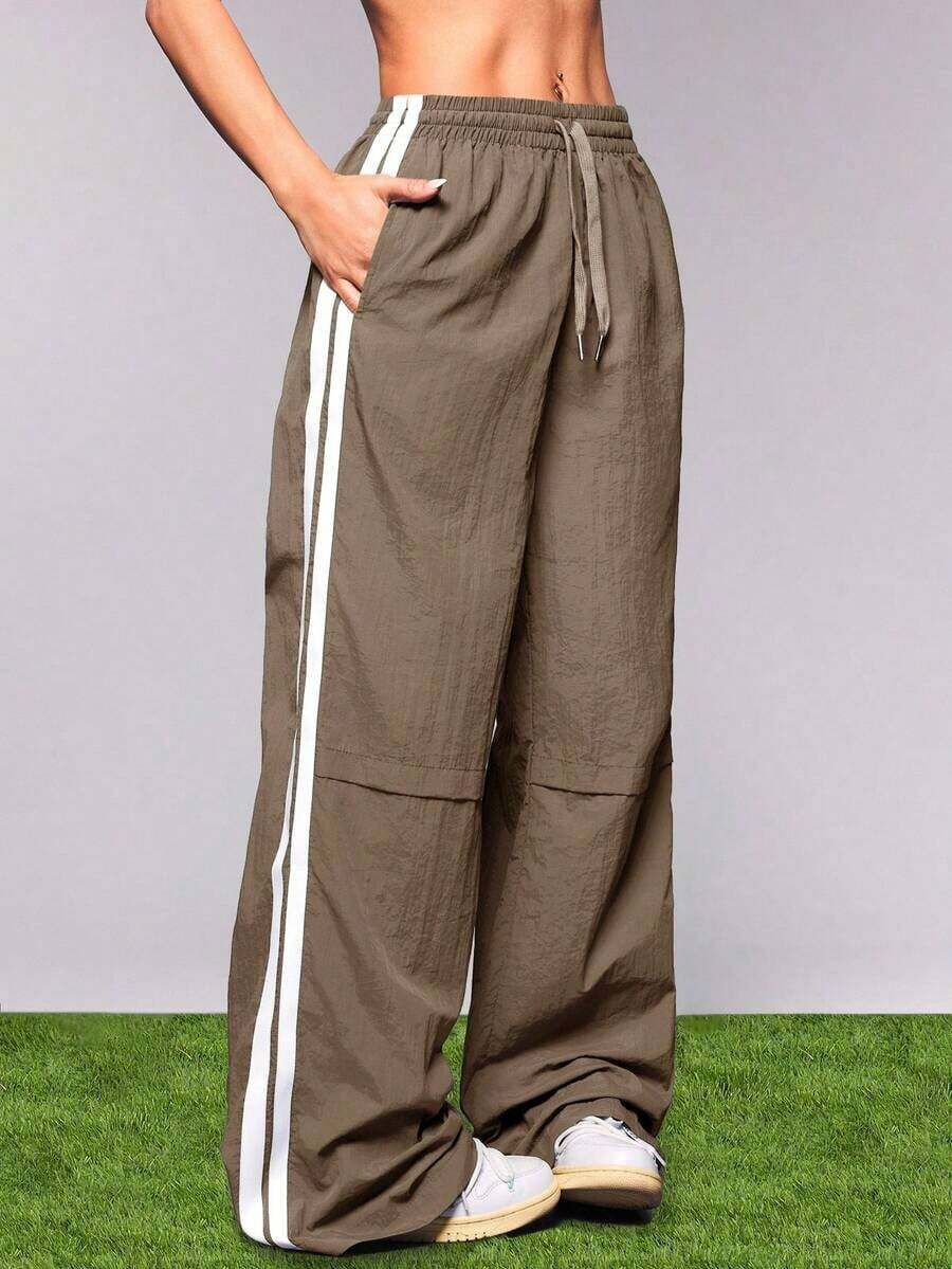 Pantalones deportivos de moda para mujer, aptos para el verano - Camel - Ver 1