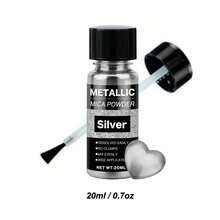 6pcs/1pc Metallic Mica Powder, Metallic Mica Powder In Bottle, Suitable For Making Epoxy Resin, Clay, Jewelry, Candles And Paints, Providing 20ml In 6 Color Options - Multicolor - View 17