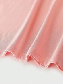 Women's Summer T-Shirt, Round Neck, Loose Fit, Breathable And Printed - Short Sleeve T-Shirt With Butterfly Print - Breathable Casual Blouse Suitable For Spring And Summer Casual Outfits And Layering - Pink T-Shirt For Women, Cool And Breathable, Suitable For Holiday Travel, Outdoor Activities, Daily Gifts And Leisure At Home (2XL-4XL). - 粉色 - 查看 3