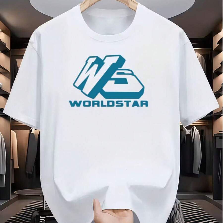 Printed T-Shirt For Men And Women - White - View 1