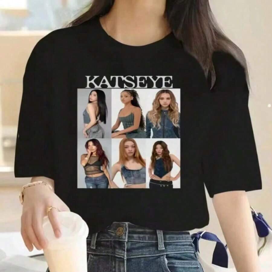 Tropicoqueta 2026 Album Graphic T-Shirt, High Quality T-Shirts For Men And Women, Plus Size Casual Cotton T-Shirts, Cool Summer Clothes For Women - 黑色 4 - 查看 1