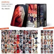 92pcs K-POP JEN NIE/RO SE Peripherals Including Photo Cards And Mini Decorative Stickers, Boxed Holographic Photocards, Perfect For Stunning Photoshoots. Various Unique Designs In One Box, Suitable For Photocard Binder Collection. - Multicolor - View 13