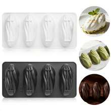 3D Pistachio Silicone Mold, Suitable For Mousse Cake, French Pastry, Desserts, Chocolate, Truffles And More, Non-Stick Easy Demold Silicone Mold - Multicolor - View 8