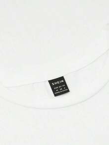 One  Casual T-Shirt For Men And Women, Short-Sleeved, Crew Neck, With A Lion Print And Slogan, Ideal For Spring And Summer. Versatile, Easy To Match, Suitable For Everyday Wear, Streetwear, Vacation Outfits, And Weekend Get-Togethers. - 杏子 4 - 查看 5
