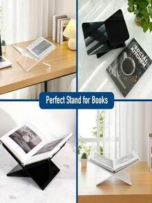 Giá đỡ - Kệ sách để bàn cà phê - Giá đựng công thức nấu ăn trong bếp - Trong sáng - Xem 3