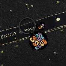 Father's Day Gift, Birthday Key Chain For Dad From Daughter, Son, Kids, Wife, Cool Gift For Boyfriend, Husband, Fathers, Dads Club, Old Navy, Thanksgiving, Easter, Car Accessories, Bag Charm - Multicolor - View 7