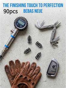 30/90/150Pcs  Quick Tubeless Tire Repair Rubber Screws Kit ,Self-Service Puncture Repair Nails With Storage Capsules, No Disassembly Tire Patch Plugs For Car, Motorcycle, ATV, Scooter & Truck - Black - View 10