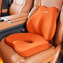 Ergonomic Car Interior Seat Cushion And Lumbar Support Set, High-Density Foam Filling For Softness And Elasticity, Increases Comfort And Visibility, Suitable For Sedans, SUVs And Trucks - A - View 11