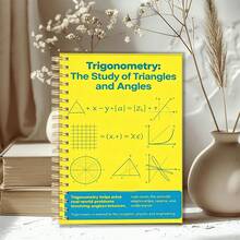 DANPERJI 5.5x8.3 Inch High School Algebra, Geometry, Trigonometry Guidebook Notebook | Student Formula Workbook | Helps Master Key Knowledge | Ideal Gift For Students And Teachers - 3 - View 1