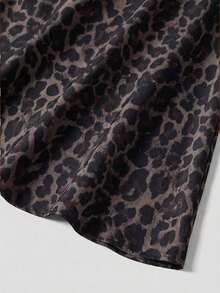 Falda casual de talla grande con estampado de lunares - Multicolor - Ver 6