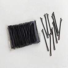 100pcs/Box Women's Hair Clips, Basic Wave Design, Classic T-Shape Design, Black, Suitable For Daily Use. Hair Clips,Claw Clips - Multicolor - View 4