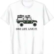 Camiseta de vehículo de viaje 4x4 Offroad de la carpa del techo del defensor - Blanco - Ver 1