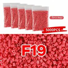 5000+ piezas Paquete de recarga de cuentas de fusión de 2.6mm en series de rojo, rosa y marrón, empaquetadas individualmente, suministros para manualidades de hacer joyas, colgantes, llaveros, para graduación, regreso a clases, Navidad, fiestas, regalos de cumpleaños, set a granel de cuentas de fusión de 2.6mm multicolor - Cuentas de rompecabezas de 2,6 mm - Ver 22