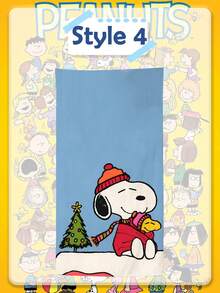 Khăn tắm biển Snoopy bán chạy nhất, chất liệu sợi siêu mịn, khăn tắm biển hoạt hình cho trẻ em, khăn thấm hút tốt cho mùa hè bên bờ biển. - hình chữ nhật - Xem 5