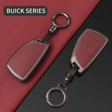 Smart Key Fob Sleeve Designed For 2021 And 2022 Models Of For GMC Yukon, Chevy Suburban, Tahoe, And For BUICK - Round Leather Buckle - View 3