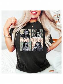 Women T-Shirts - Black - View 1