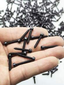 100 buah Sekrup Self-Tapping Kepala Cangkir M3, Sekrup Audio Warna Hitam & Perak, Sekrup Soket Heksagonal untuk DIY - A - View 20