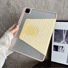 1 chiếc ốp lưng máy tính bảng xoay 360° in họa tiết kẻ caro vàng và câu nói truyền cảm hứng, có ngăn đựng bút, tương thích với iPad 10.9/10.2/ Air thế hệ thứ 5/Pro11/10/9.7/Air 2/ (thế hệ thứ 7)/ (thế hệ thứ 8)/ Air 4/5/ Pro 11/ Thế hệ thứ 10 10.9 inch 2022 Smart Case/ Air 13(M3 2025)/ Air 11(M3 2025)/ Air 11(M3 2025)/ 11(A16 2025), tương thích với Oppo Pad, Matepad, Vivo Pad, Honor Pad, Xiaoxin Pad. - Nhiều màu - Xem 7