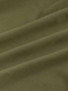 Top Sin Tirantes De Mujer Con Dobladillo Asimétrico - Verde militar - Ver 3