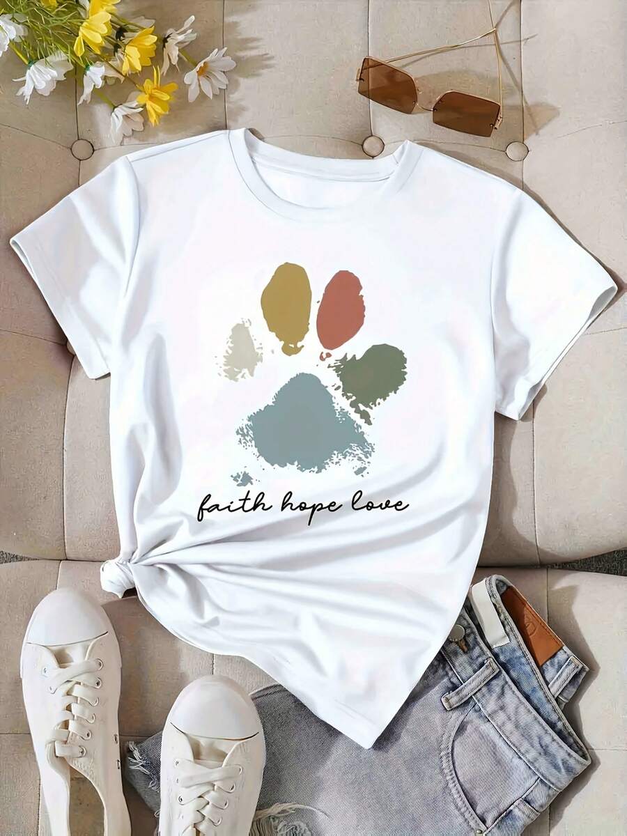 Women T-Shirts - White - View 1