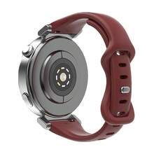 1條適用於華為GT3 (42mm) (43mm)、GT1/2/3、Watch4/4Pro (46mm) (48mm)的可調節式柔軟透氣防汗錶帶，粉色、星光色、綠色等多色可選，輕量快乾通用替換運動錶帶，適合18mm、20mm、22mm寬度矽膠錶帶，兼容三星及其他智慧手錶 - 彩色 - 查看 36