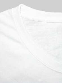 Funny T-Shirt For Women With The Spanish Phrase "If You Don't Have It In Your Life" - With A Red Heart And Spanish Text - Soft And Breathable, Solid Color, Suitable For Everyday Casual Wear And As A Valentine's Day Gift - Spanish Blouses For Women - 白色 - 查看 5