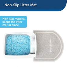 Anti-Tracking Litter Mat, Compatible with All Cat Litter Boxes, Gray Mesh, Easy to Clean, Non-Slip High Quality Material, Small - ZAC00-16814 - gris - Ver 5