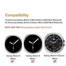 Tương thích với Samsung Galaxy Watch 8 40mm 44mm/Galaxy Watch 8 Classic 46mm, Dây đeo dạng lưới bằng thép không gỉ có thể điều chỉnh, khóa từ tính dành cho Galaxy Watch 8/8 Classic - Nhiều màu - Xem 7