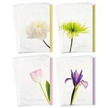 Hallmark - Tarjetas de simpatía surtidas flores 12 tarjetas y sobres - Flores - Ver 1