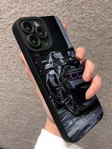 Funda de teléfono minimalista y deportiva de color negro mate, 1 pieza, funda de teléfono suave y resistente a los golpes, elegante y poderosa, protección a la moda y minimalista, adecuada para fiestas y fotografía, compatible con iPhone 7/8/7 Plus/8 Plus/X/XS/XR/XS Max/11/11 Pro/11 Pro Max/12/12 Pro/12 Pro Max, regalo de cumpleaños, versión internacional - Multicolor 3 - Ver 5