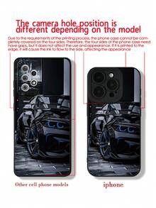 精密边缘黑色赛车喷漆防震手机壳，兼容 P14 Pro Max、P13、P11卡通版、P12 XR卡通版、7/8、GES2、XS，也适用于P15、P16、P16 Pro、Galaxy S24、A03s、A03 Core、A04、A12、A13、A14、A21s、A22、A23、A24、A32、A33、A34、A51、A52、A53、A54、A71、A72、A73、S20 FE、S21、S22、9、9A、10A、10C、Note 9、Note 10、Note 11、Note 12、12C。 - 彩色 - 查看 7