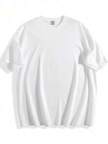 Damen 100% Baumwolle Freizeit-T-Shirt mit Herz-Bühnenmotiv, Lässig - Weiss - Übersicht 2