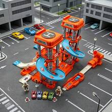 3-Layer Parking Garage Toy Set, Toy Cars Track Playset, Suitable For Boys Birthday Gift - Yellow - View 7