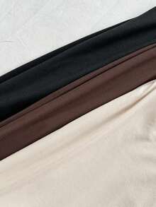 3 piezas Conjunto informal de verano de 2 piezas para mujer con parte superior de hombro asimétrico y bajo asimétrico, adecuado para volver al colegio, té de la tarde, casual, invitada a boda en la playa, brunch de graduación, Día de San Patricio, - Multicolor 10 - Ver 6
