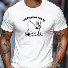 Printed T-Shirt For Men And Women - White - View 1