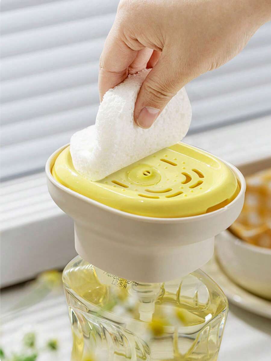 1pc Kitchen Liquid Soap Dispenser, Suitable For Sink, Great For Dish Soap/Hand Soap, Can Be Used In Kitchen/Bathroom/Commercial Spaces, Liquid And Container Not Included
