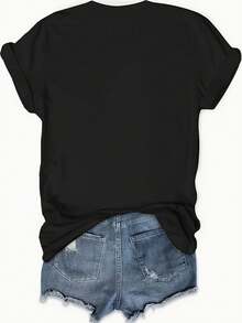 Women T-Shirts - Black - View 2