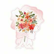 Thiệp Cảm Ơn Bó Hoa Chữa Lành, Thiệp Chúc Phúc Tiếng Anh Không Theo Quy Cách, Thiệp Nhỏ Trang Trí Bao Bì Quà, Giao Hàng Ngẫu Nhiên - Xem 6