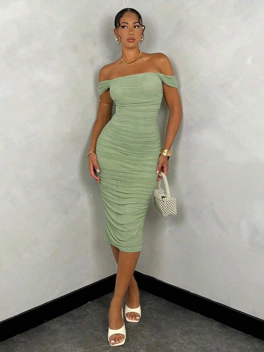 Vestido de encaje amarillo claro, vestido de vacaciones, vestido de verano, vestido de primavera, vestido pastel, vestido de playa para damas, vestido largo de playa, vestido largo de verano, atuendos de verano para mujeres/ropa de primavera/atu - Verde - Ver 1