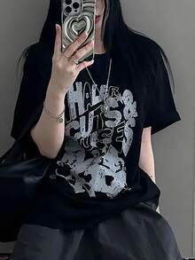 Women T-Shirts - Black - View 7
