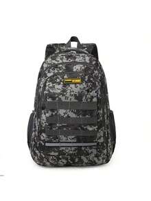 15.6 Inch Laptop Camouflage Tactical Backpack, Lightweight Bookbag, Large Capacity Travel Bag, Convenient Commuter Daypack, Multi-Function Backpack Suitable For Students, Business Travel, Tourism, Outdoor Sports, Holiday & Birthday Gifts - Multicolor - View 6