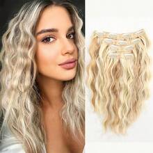 4-Piece Set Of 11 Clip-In Hair Extensions, Clip-In Hair Extensions, 12 Inch Synthetic Clip-In Short Soft Natural Wigs High-Tempe - Multicolor - View 14