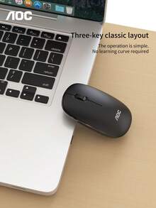 AOC Wireless Mouse 2.4G With USB Receiver, 1200 DPI Silent Office Mouse For Laptop Desktop PC Ergonomic Portable Computer Mouse - View 7