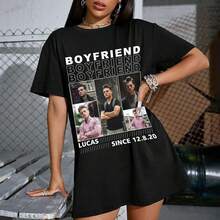 LucBuy Camisetas Personalizadas de Rap Pirata, Sudadera Extragrande con Texto y Fotos de Caras Retro Personalizadas, Cara Gráfica Cuello Redondo Casual Hombro Caído Sudaderas con Capucha Regalos - Estilo 11 - Ver 2